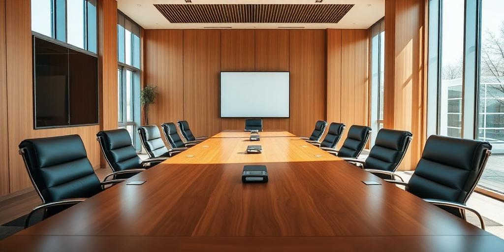 Executive boardroom table